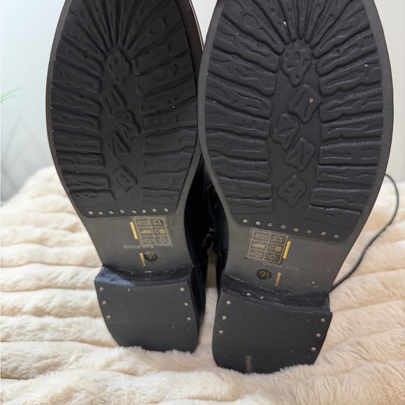 Dolce Vita Black Combat Boots - Picture 3 of 3